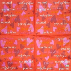 1serviette papier Coeurs-35