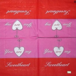 1serviette papier Coeurs-37