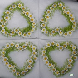 1serviette papier Coeurs-40