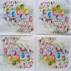 1 serviette papier Pâques -51