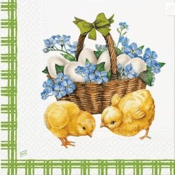 1 serviette papier Pâques -29