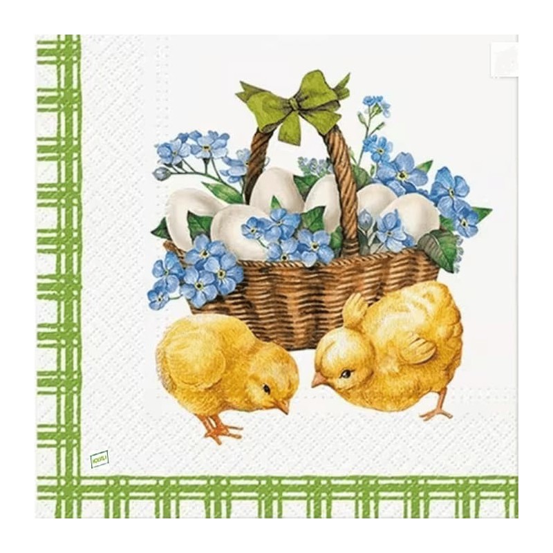 1 serviette papier Pâques -29