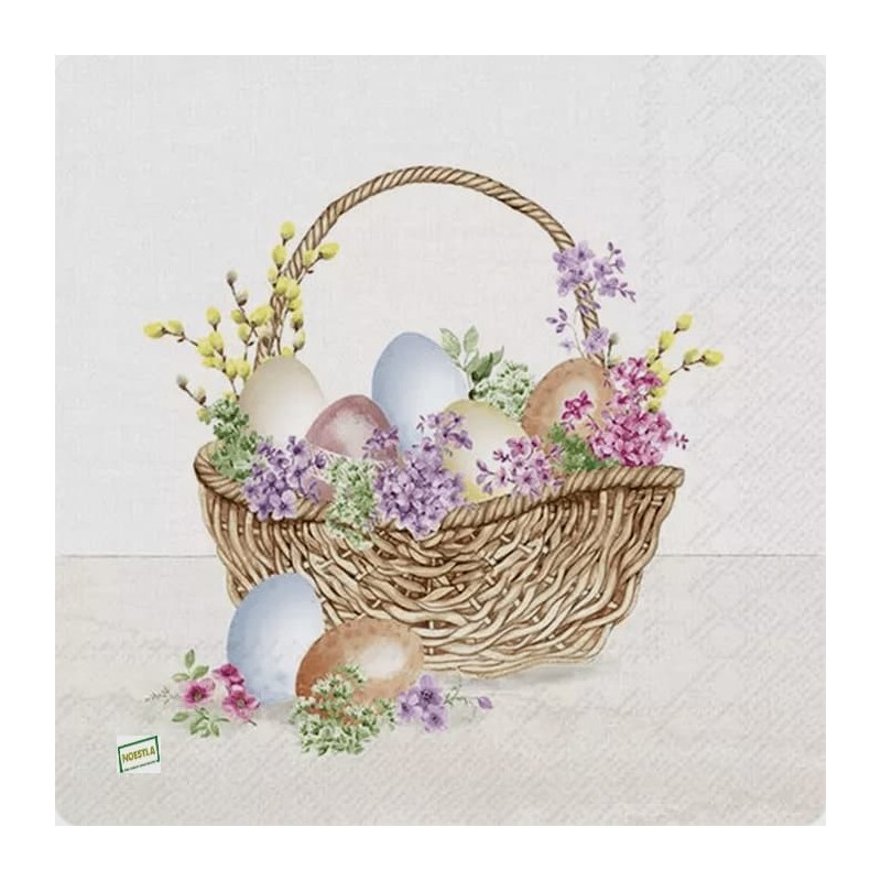 1 serviette papier Pâques -53