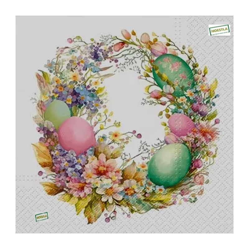 1 serviette papier Pâques -54