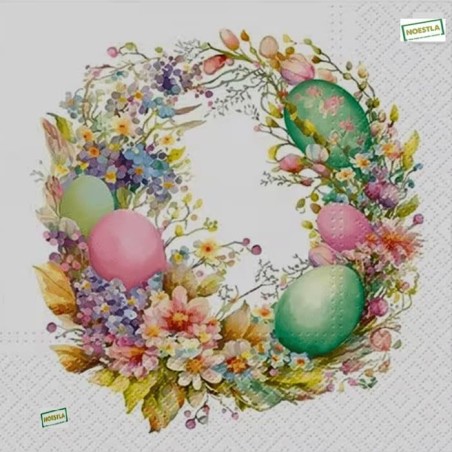 1 serviette papier Pâques -54