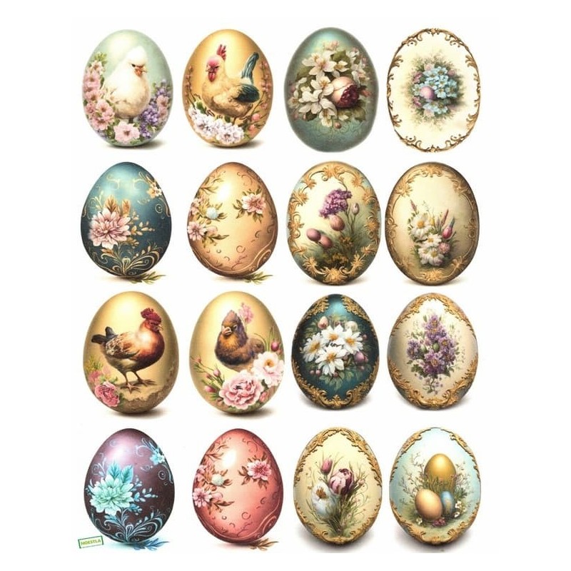 1 papier de riz Pâques-RE1957