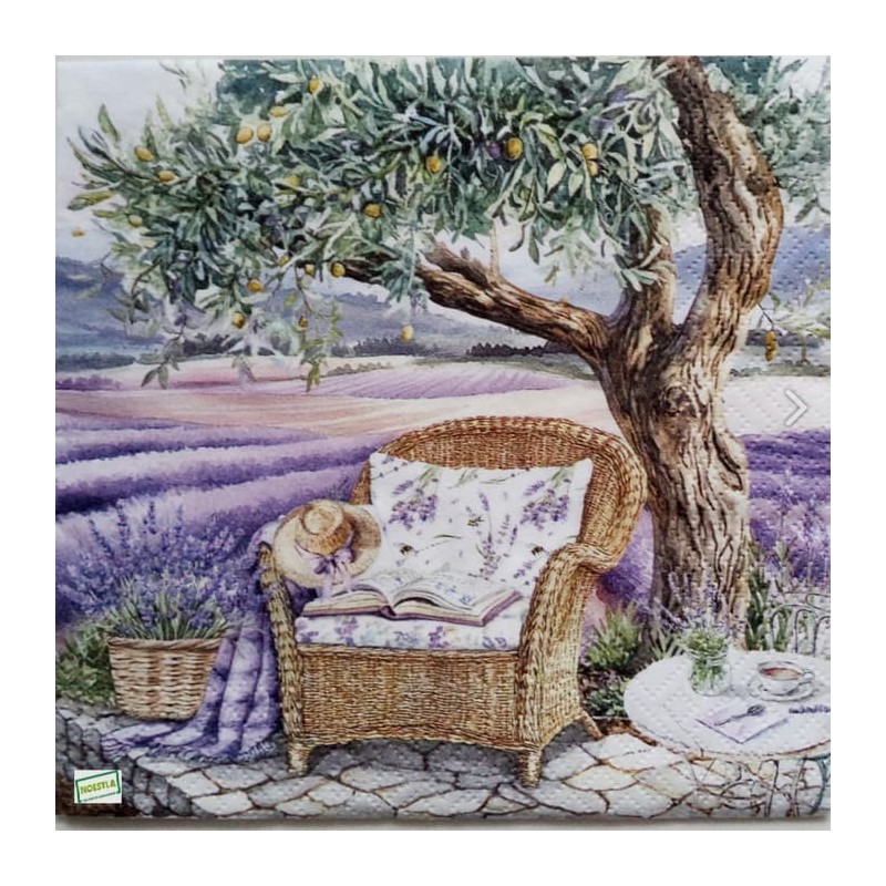 1 serviette papier Lavande -41