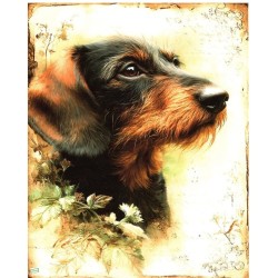 1 papier de riz Chien -RE8328