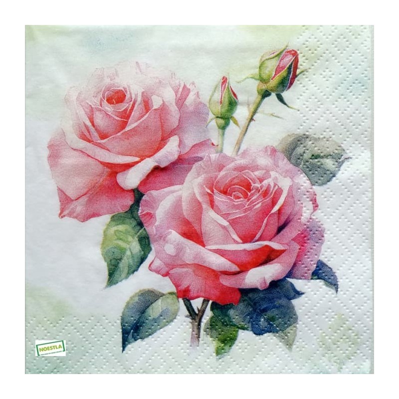 1serviette papier Les Roses-8