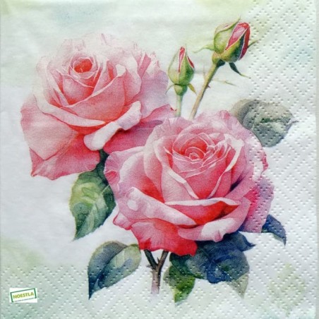 1serviette papier Les Roses-8