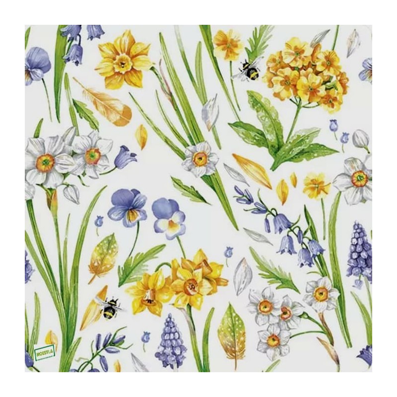 1serviette papier Jonquilles-4