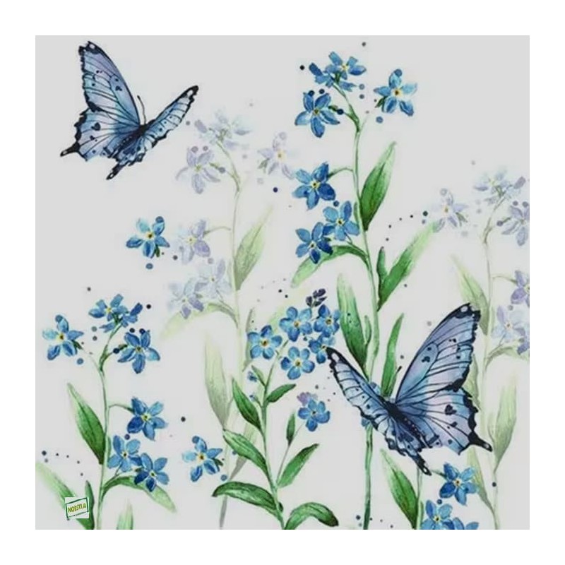 1 serviette Le Myosotis-2