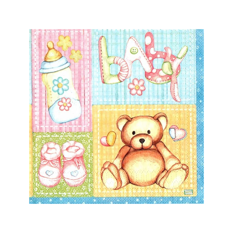 1serviette papier Bébé-58