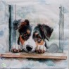 1serviette papier Chien -81