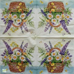 1serviette Mix de Fleurs -19