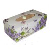 Boite Mouchoirs Violettes serviettage