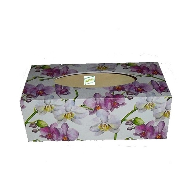 Boite mouchoirs Orchidés serviettage
