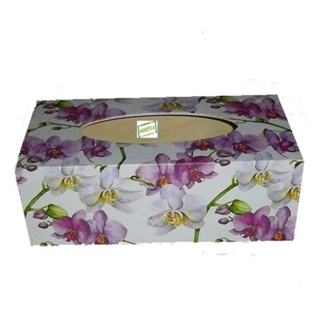 Boite mouchoirs Orchidés serviettage