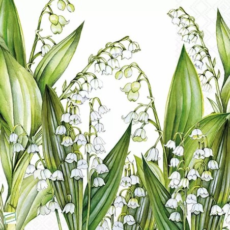 1 serviette Le muguet - 33
