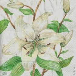 1 serviette papier Les Lys-10