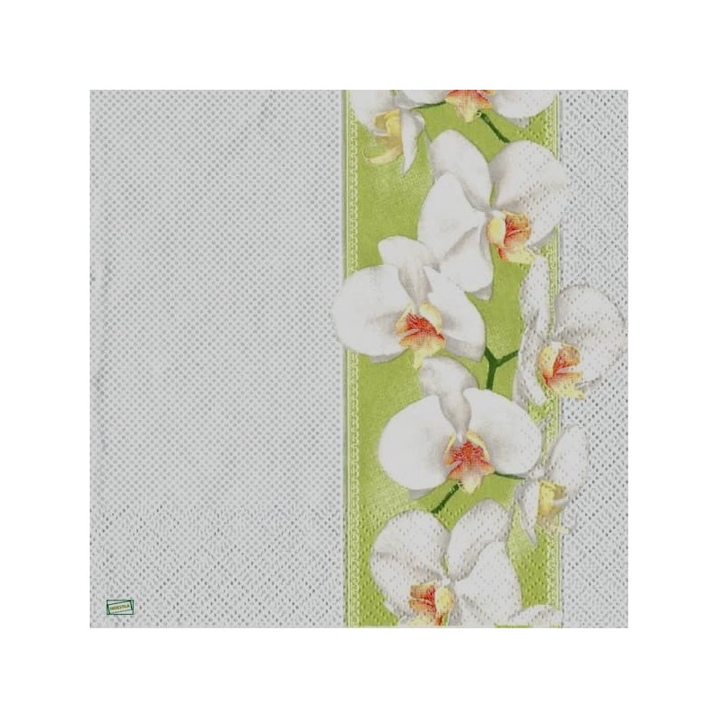1serviette papier Orchidés-55