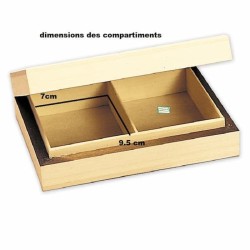 Boite bois Papillons serviettage