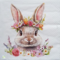 1serviette papier Le Lapin-85