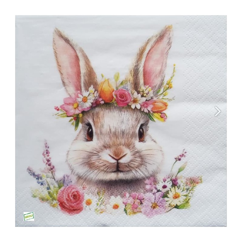 1serviette papier Le Lapin-85