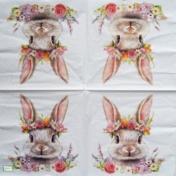1serviette papier Le Lapin-85
