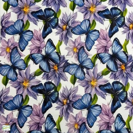 1serviette papier Papillons-65