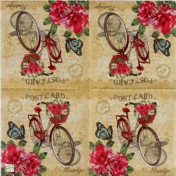 1 serviette papier Le Vélo -30