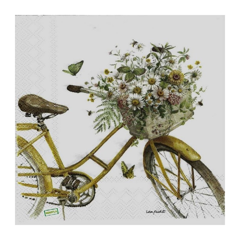 1 serviette papier Le vélo -10