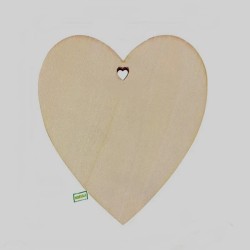 1 Cœur en bois à décorer