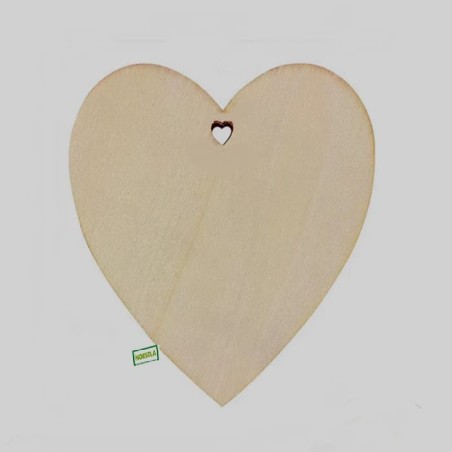 1 Cœur en bois à décorer