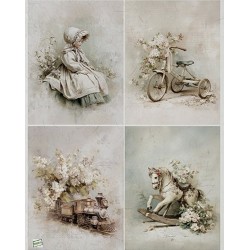 1 papier de riz Enfants -R2846
