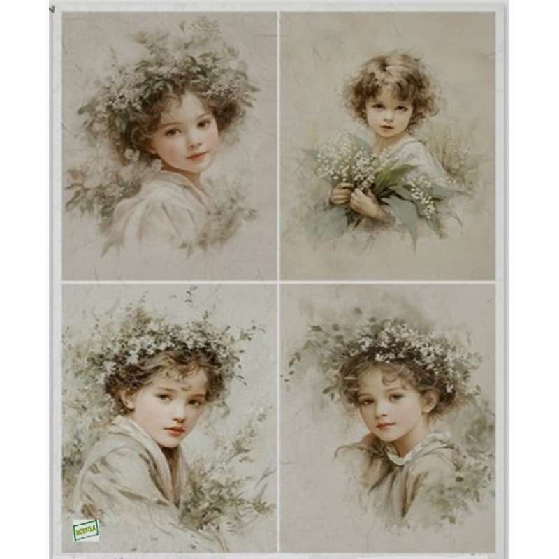 1 papier de riz Enfants -R2839