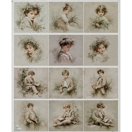 1 papier de riz Enfants -R2814