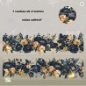 Ruban adhésif décoratif fleurs n°1  – 2 mètres