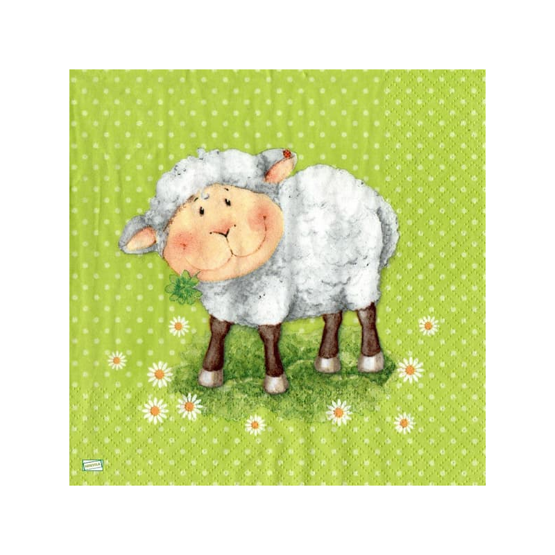 1serviette papier Mouton-126