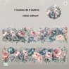 Ruban adhésif décoratif fleurs n°5  – 2 mètres