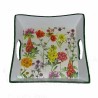 Plateau bois Fleurs serviettage