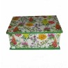 Boite bois Fleurs serviettage