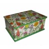 Boite bois Fleurs serviettage