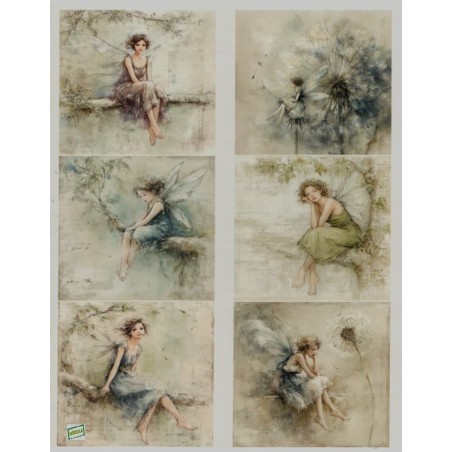 1papier de riz Les Fées-R2756