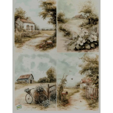 1papier riz Paysage-R2576