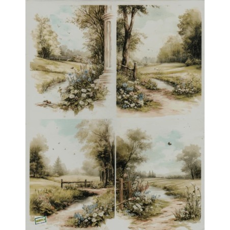 1papier riz Paysage-R2580