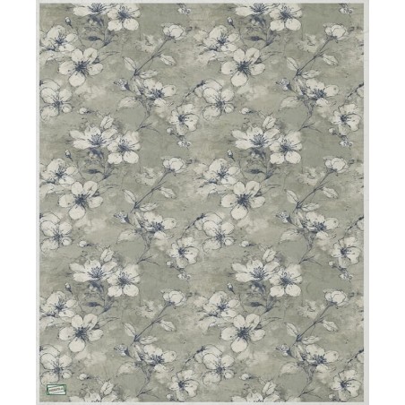 1papier de riz Fleurs-R1666L