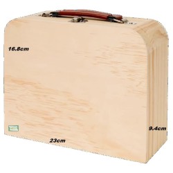 Mallette en bois à décorer