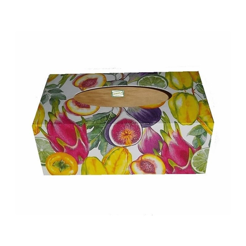 Boite mouchoirs Fruits serviettage