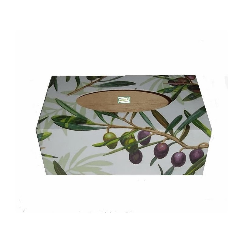 Boite mouchoirs Les Olives serviettage